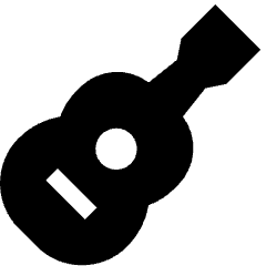 Guitar Icon from Sharp Solid Set