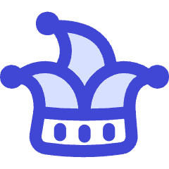 Jester Joker Hat Icon from Flex Duo Set