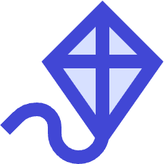 Kite Icon from Sharp Duo Set