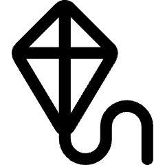 Kite Icon from Core Line Set