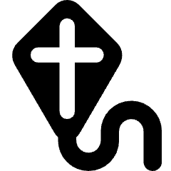 Kite Icon from Core Solid Set