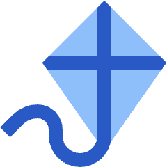 Kite Icon from Sharp Flat Set