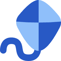 Kite Icon from Flex Flat Set