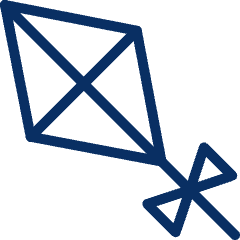 Kite Icon from Cyber Line Set