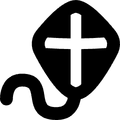 Kite Icon from Flex Solid Set