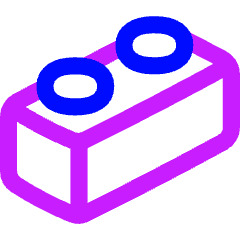 Lego Icon from Flex Neon Set