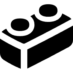 Lego Icon from Flex Solid Set