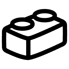 Lego Icon from Plump Line Set