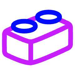 Lego Icon from Plump Neon Set