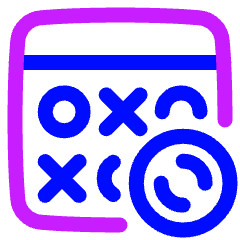 Lotto Draw Icon from Plump Neon Set