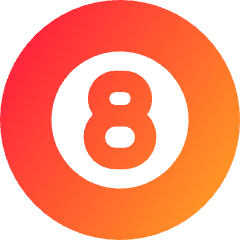 Magic 8 Ball Icon from Core Gradient Set