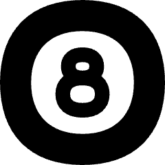 Magic 8 Ball Icon from Flex Solid Set