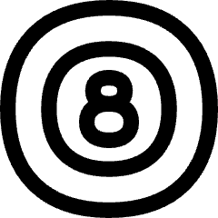 Magic 8 Ball Icon from Flex Line Set