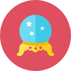 Magic Globe Icon from Kameleon Colors Set