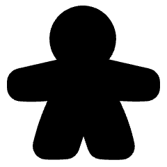 Meeple Icon from Plump Solid Set