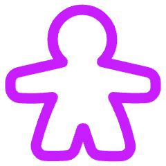 Meeple Icon from Plump Neon Set
