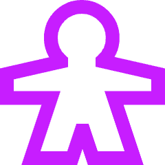Meeple Icon from Sharp Neon Set