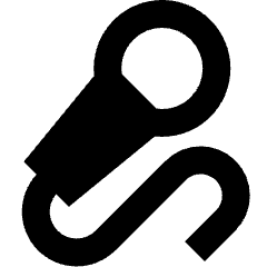 Microphone Karaoke Podcast Sing Icon from Sharp Remix Set