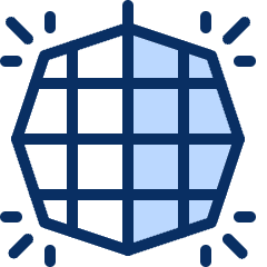 Mirror Ball Icon from Cyber Duotone Set
