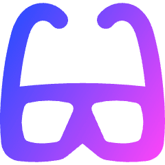 Movies 3d Glasses Icon from Flex Gradient Set