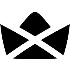 Origami Boat Icon from Flex Solid Set