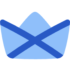 Origami Boat Icon from Flex Flat Set