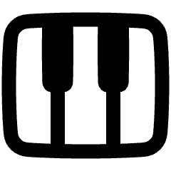 Piano Keys Icon from Plump Remix Set