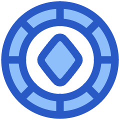 Poker Chip Icon from Plump Duo Set