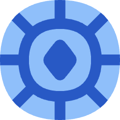 Poker Chip Icon from Flex Flat Set