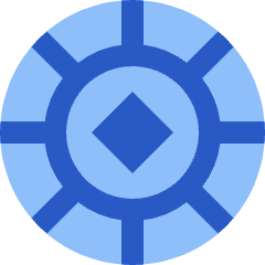 Poker Chip Icon from Sharp Flat Set