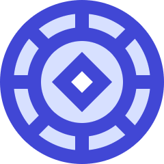 Poker Chip Icon from Sharp Duo Set