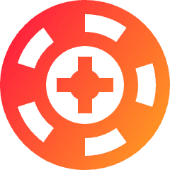 Roulette Icon from Sharp Gradient Set