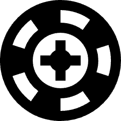 Roulette Icon from Sharp Solid Set