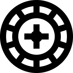 Roulette Icon from Sharp Line Set