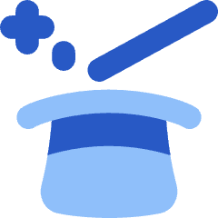 Show Hat Magician Icon from Flex Flat Set