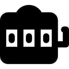 Slotmachine Icon from Core Solid Set