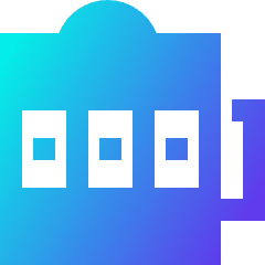 Slotmachine Icon from Sharp Gradient Set