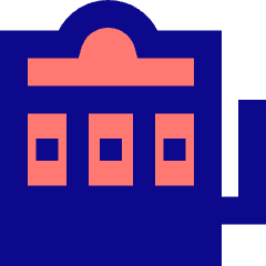 Slotmachine Icon from Sharp Pop Set