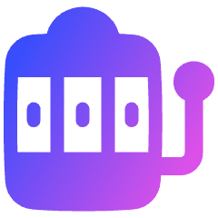 Slotmachine Icon from Plump Gradient Set
