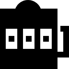 Slotmachine Icon from Sharp Solid Set