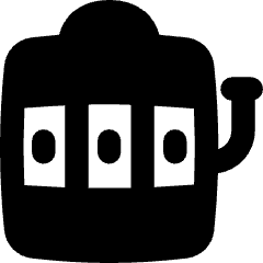 Slotmachine Icon from Flex Solid Set