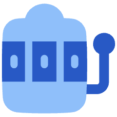 Slotmachine Icon from Plump Flat Set