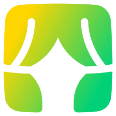 Theater Curtains Icon from Plump Gradient Set