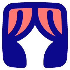 Theater Curtains Icon from Plump Pop Set