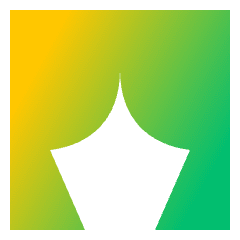 Theater Curtains Icon from Sharp Gradient Set
