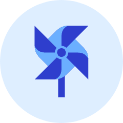 Windmill Paper Icon from Kameleon Duo Set
