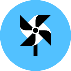 Windmill Paper Icon from Kameleon Pop Set