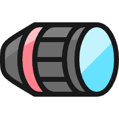 Lens Horizontal Icon from Ultimate Colors Set