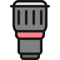 Lens Vertical Icon from Ultimate Colors Set