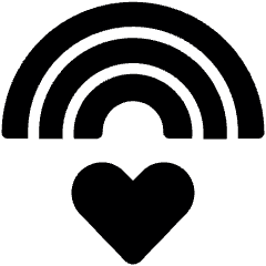 Romance Pride Gay Lgbt Heart Icon from Ultimate Bold Set